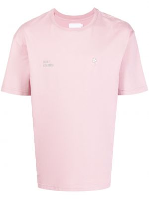 Памучна тениска Off Duty розово