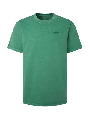 Priliehavé tričko Pepe Jeans zelená