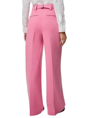 Pantaloni plissettati Marks & Spencer rosa