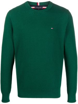 Пуловер Tommy Hilfiger зелено