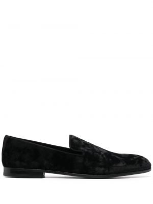 Pantofi loafer fără toc Dolce & Gabbana negru