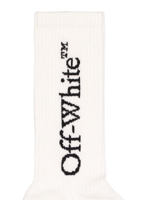 Bavlněné ponožky Off-white bílé