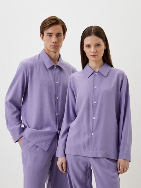 Рубашка Shu фиолетовая