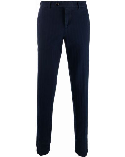 Pantalones chinos slim fit Brunello Cucinelli azul