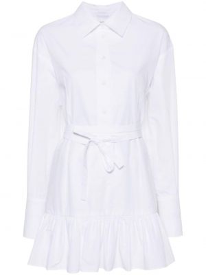 Kleid mit schößchen Patou weiß