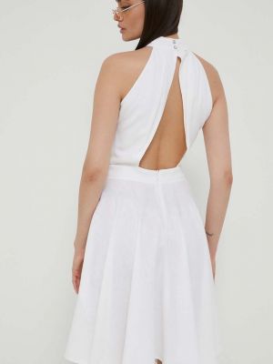 Платье мини Love Moschino белое