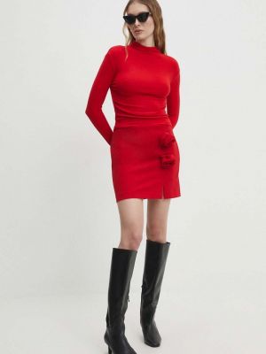 Mini spódniczka Answear Lab czerwona