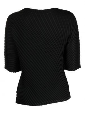 Bluzka plisowana Issey Miyake czarna