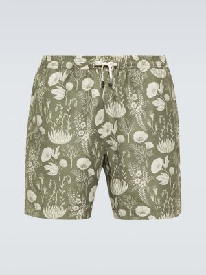 Trykt boxershorts Sunspel grå