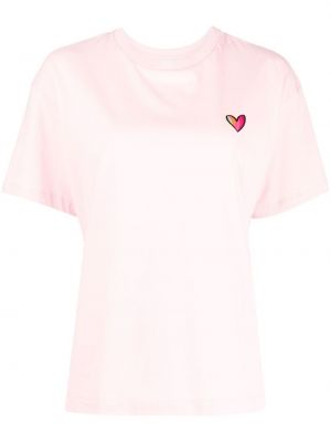 Herzmuster t-shirt mit print Ps Paul Smith pink