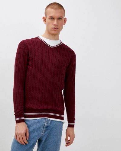 Пуловер Fine Joyce бордовый