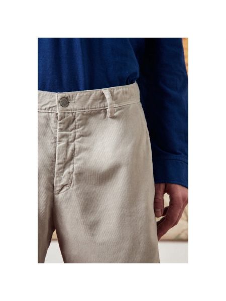 Pantalones cortos de pana slim fit Massimo Alba beige