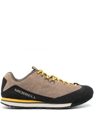 Sneakers i mocka Merrell brun