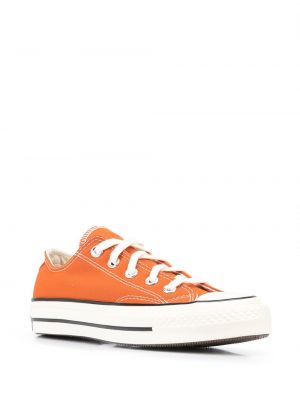 Zapatillas con estampado Converse naranja