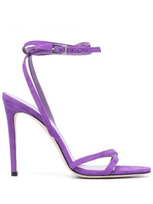 Usnjene sandali Paris Texas vijolična