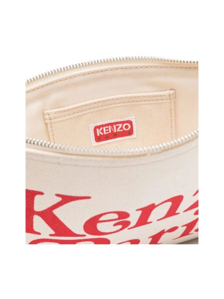 Bolso clutch Kenzo blanco