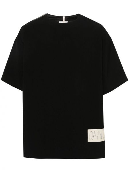 Μπλούζα με φερμουάρ Oamc μαύρο