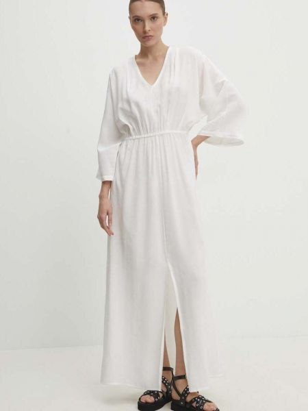 Макси рокля Answear Lab бяло