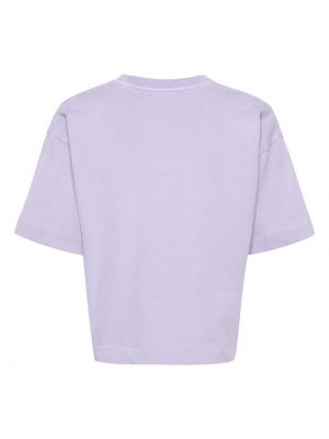 Bavlněné tričko Autry fialové