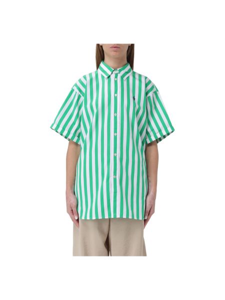 Koszula w paski Polo Ralph Lauren zielona