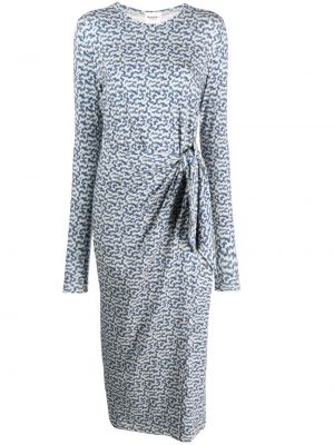 Midi šaty s abstraktním vzorem Marant Etoile