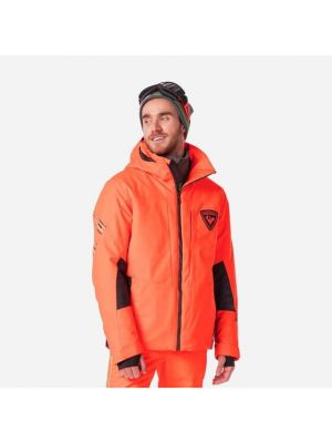 Priliehavá lyžiarska bunda Rossignol oranžová