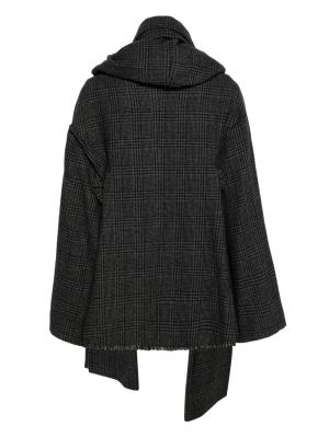 Kostkovaný kabát Yohji Yamamoto