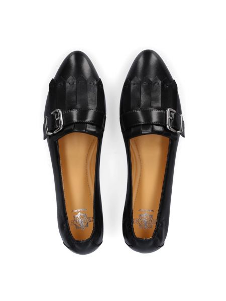 Zapatos monk de cuero Truman's negro