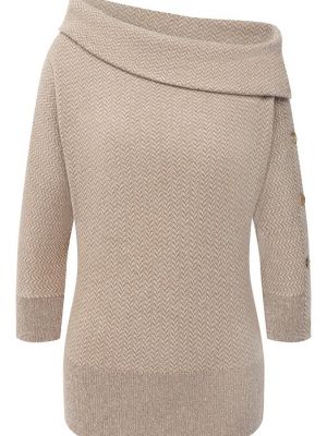 Кашемировый пуловер Ralph Lauren коричневый
