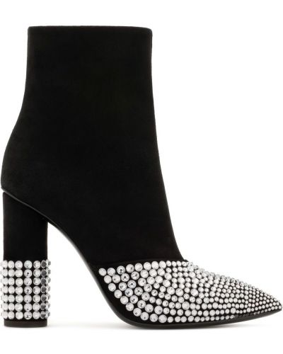 Ankle boots mit kristallen Giuseppe Zanotti schwarz