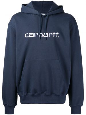 Brodert hettegenser Carhartt Wip blå