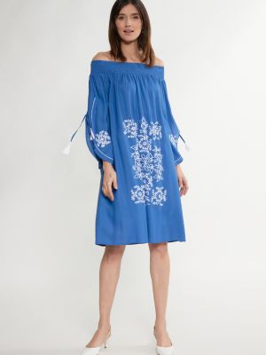 Mini obleka Monnari modra