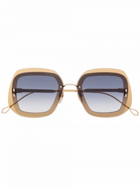 Oversize saulesbrilles Isabel Marant Eyewear dzeltens
