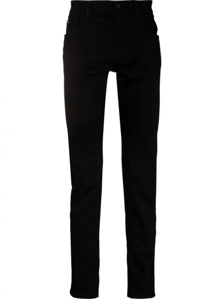 Smal skinny fit-jeans Dolce & Gabbana svart