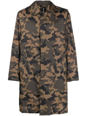 Trench con stampa camouflage impermeabile Mackintosh
