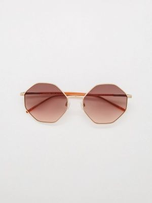 Солнцезащитные очки Love Moschino, золотые
