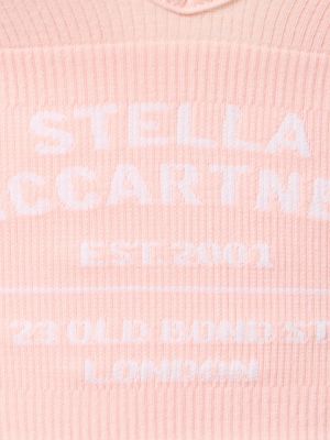 Biustonosz bezszwowy bawełniany Stella Mccartney szary