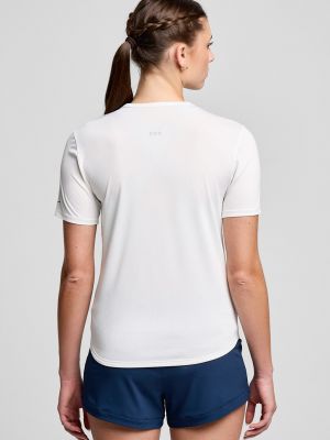 Белая футболка Saucony