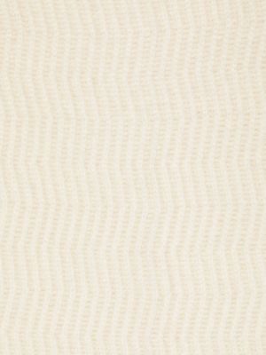Žakárový pletený šál Filippa K bílý
