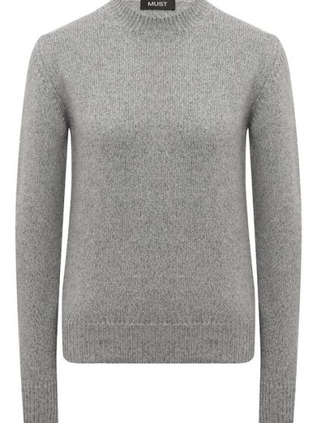 Кашемировый пуловер Must серый