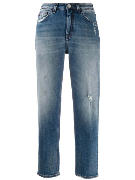 Укороченные прямые джинсы Haikure, синие