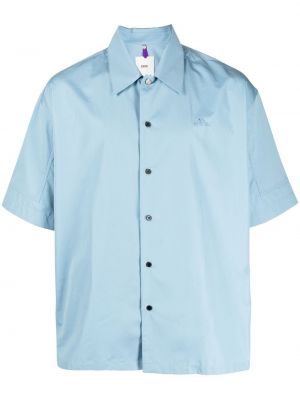 Košile s knoflíky Oamc modrá