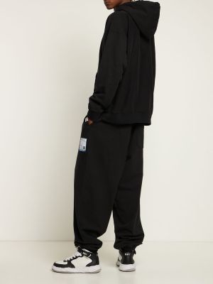 Voľné nohavice s výšivkou Mihara Yasuhiro čierna