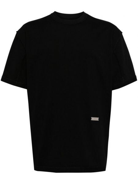 Βαμβακερή μπλούζα C2h4 μαύρο