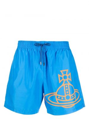 Shorts mit print Vivienne Westwood blau