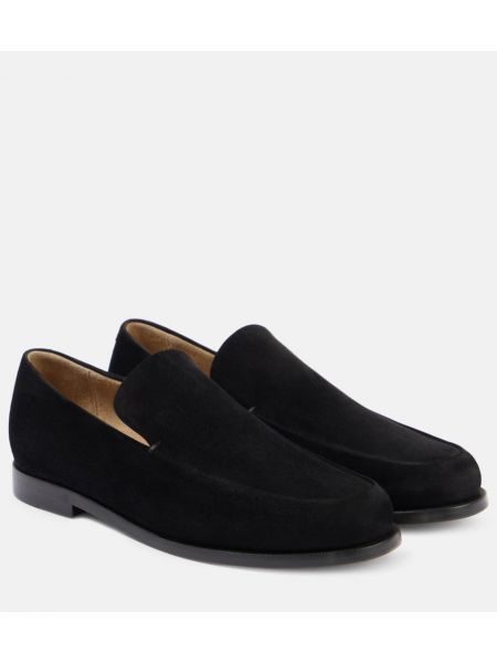 Loafers i mocka Khaite svart