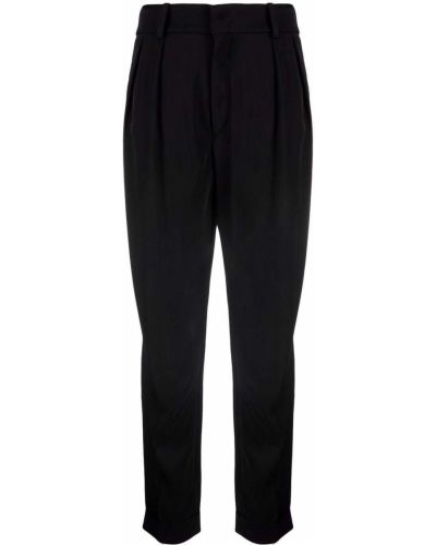 Pantalones de cintura alta Isabel Marant étoile negro