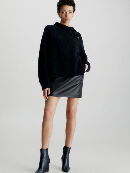 Mini spódniczka Calvin Klein czarna