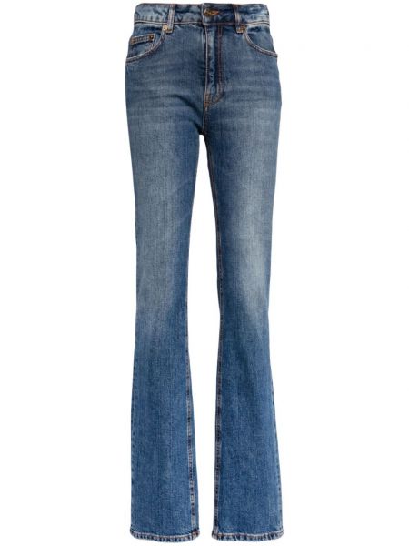 High waist straight jeans Roberto Cavalli blau