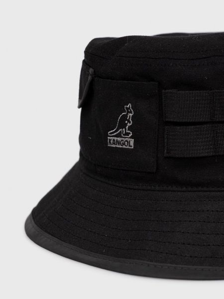 Хлопковая шляпа Kangol черная